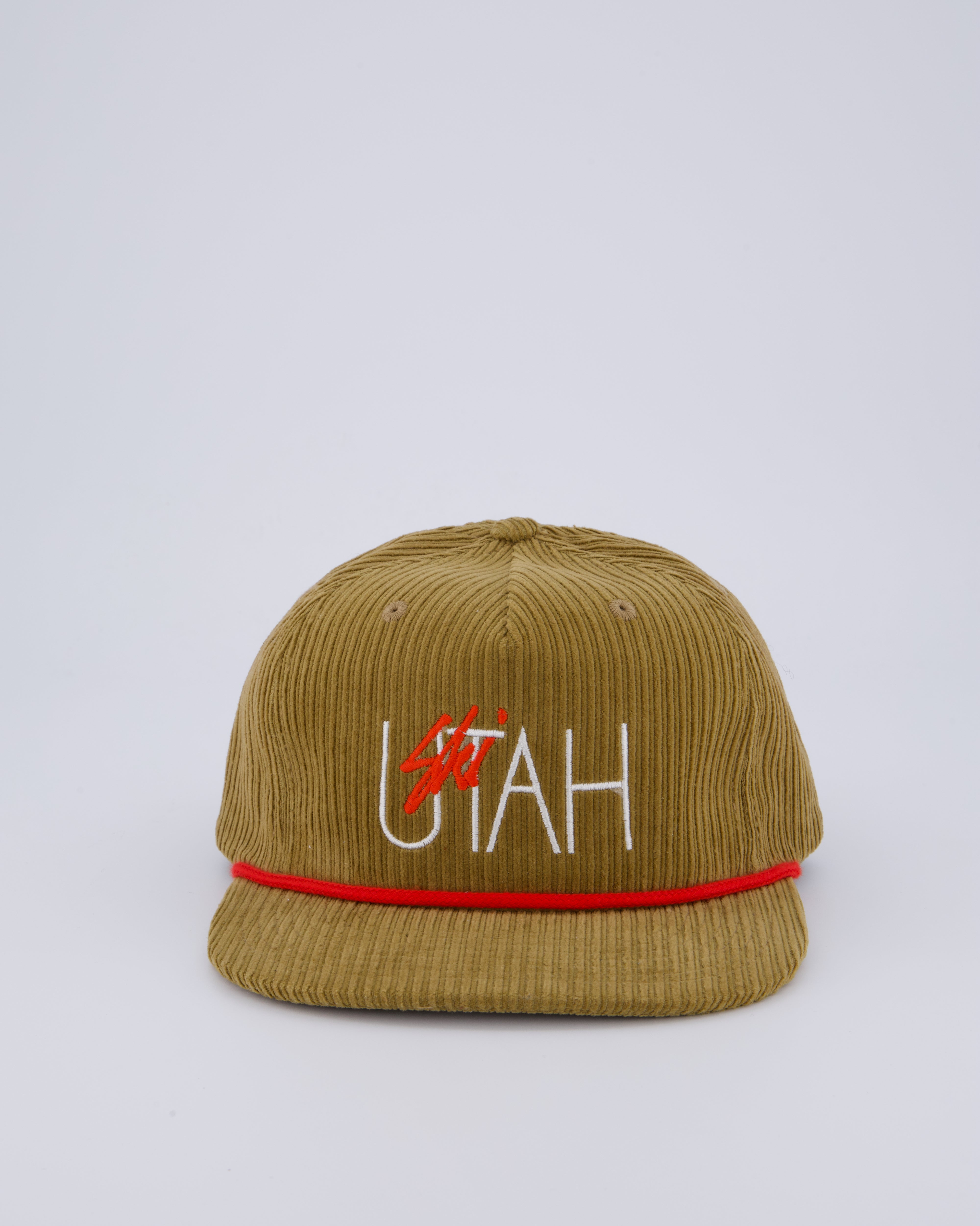 Ski Utah Corduroy Classic Embroidered Logo