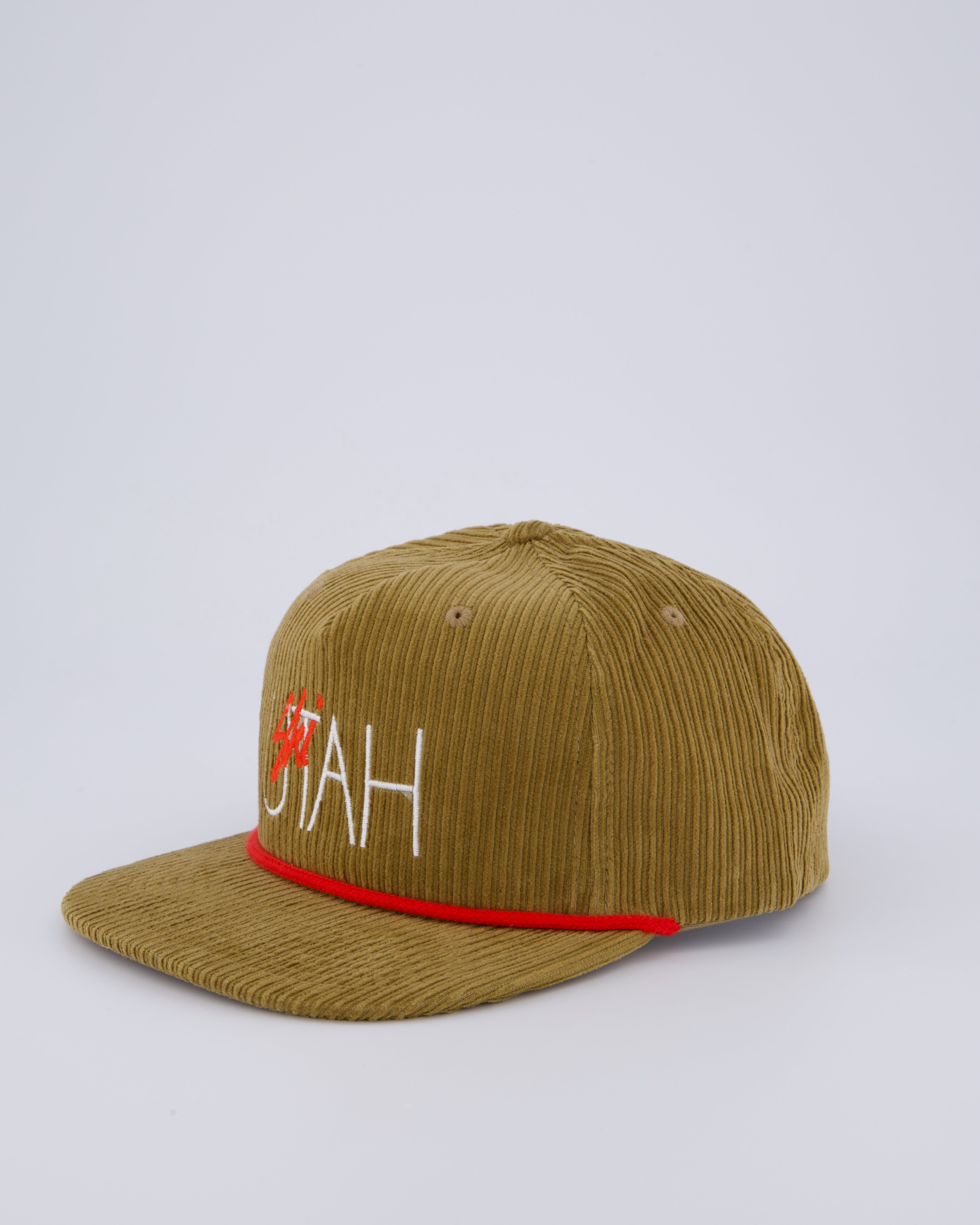 Ski Utah Corduroy Classic Embroidered Logo