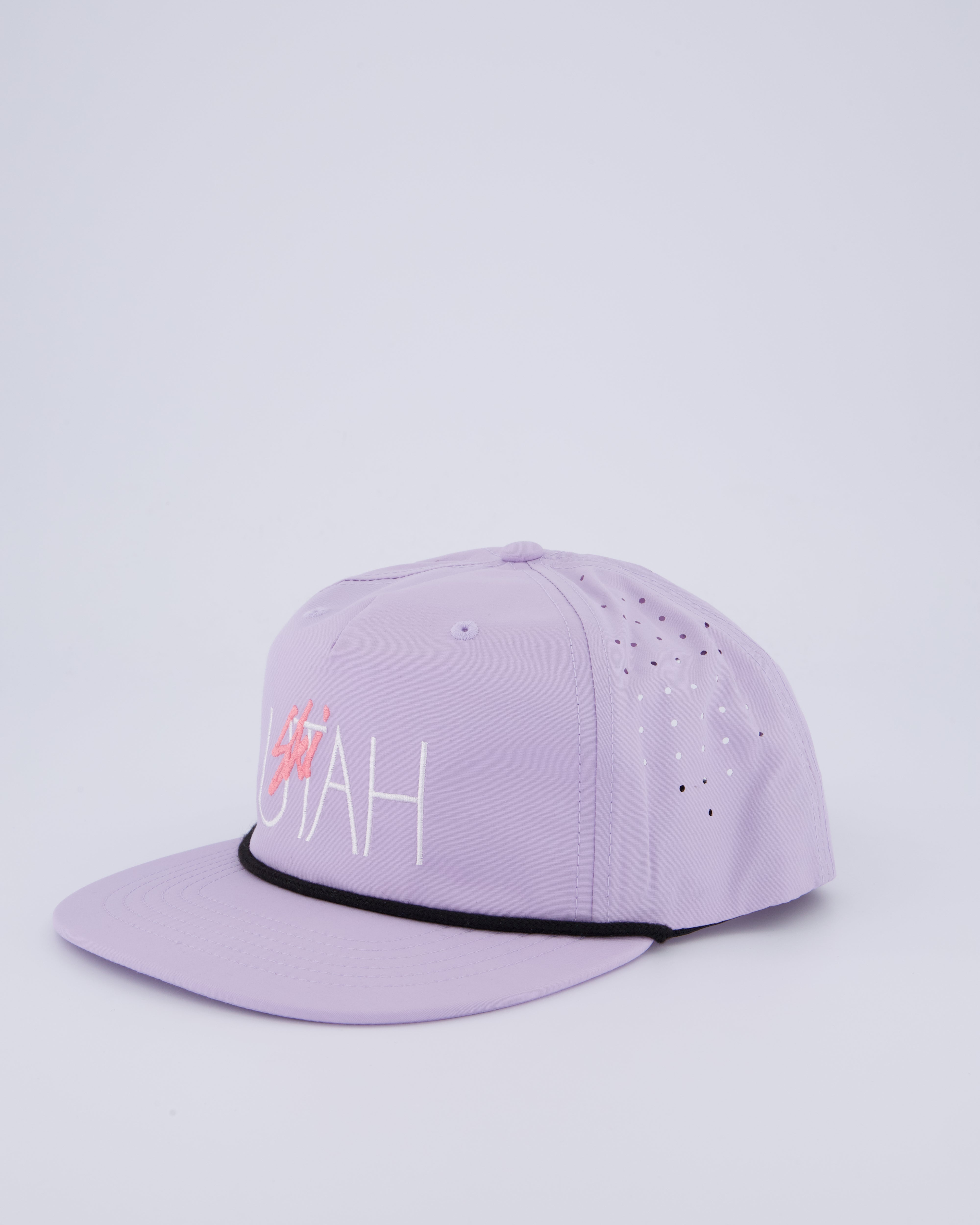 Ski Utah Perforated Hat Classic Ski Utah Logo