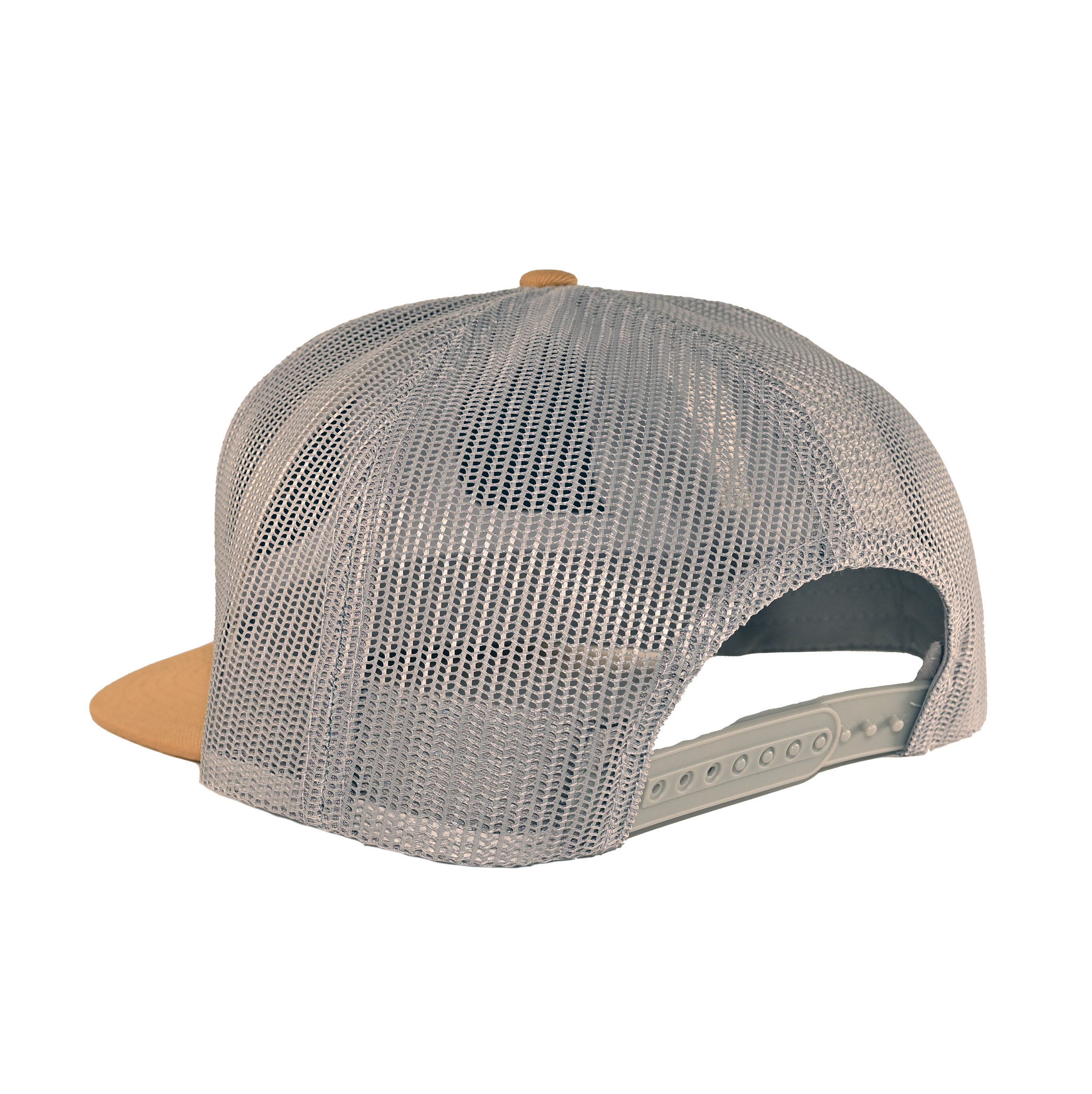 Ski Utah Embroidery Snapback Flat Bill Trucker Heather Grey/Birch/Aluminum Hat