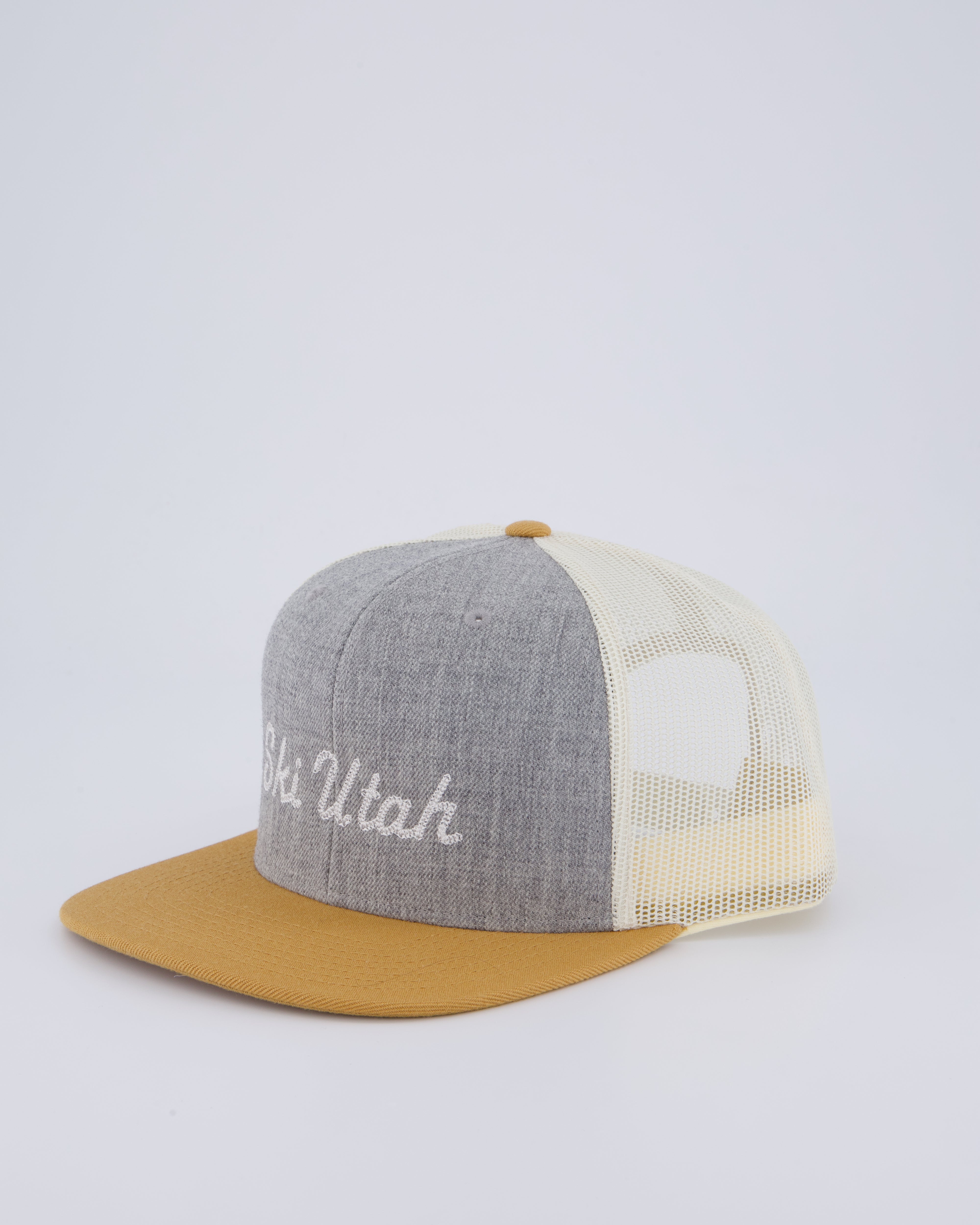 Ski Utah Flat Brim Rope stitch Charcoal/Biscuit