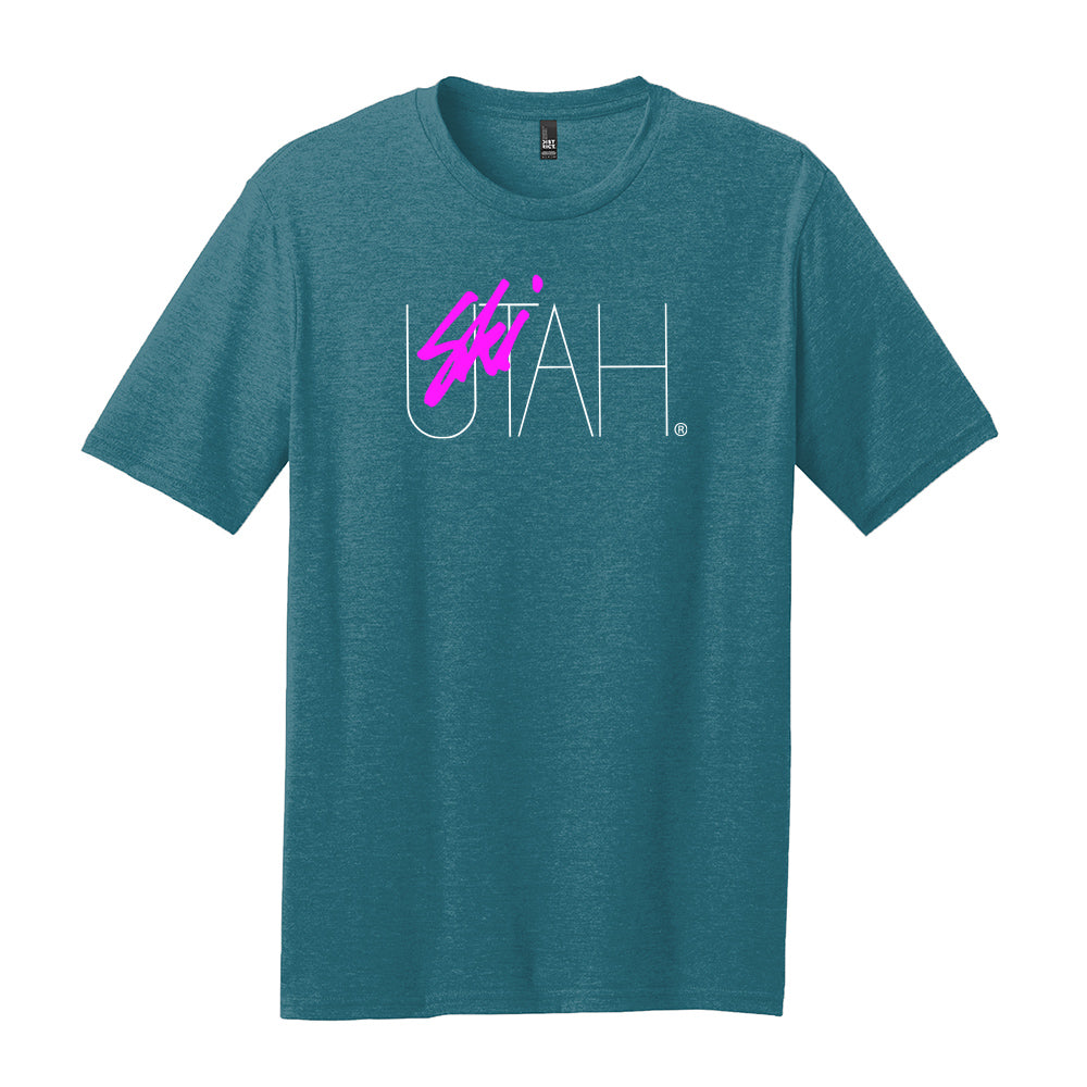 Ski Utah Classic Script Print T-Shirt - Multiple Colorways