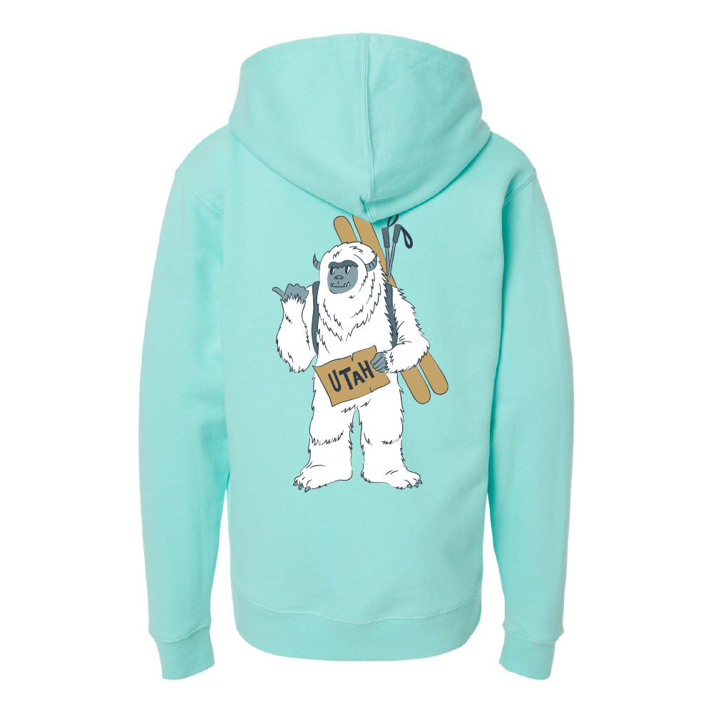 Ski Utah Yeti Youth Hoodie - Multiple Colorways